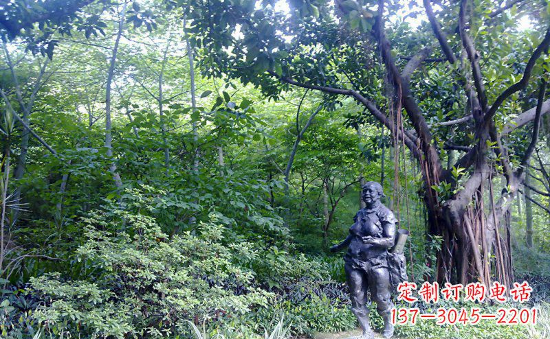 安阳铜雕西方女人人物雕塑