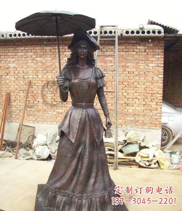 安阳中领雕塑西洋美女人物铜雕