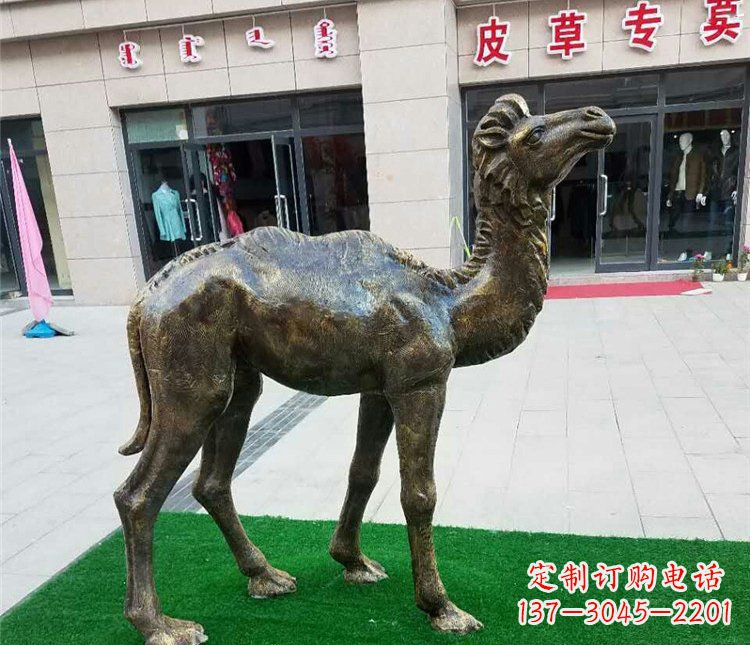 安阳精美铜雕骆驼雕塑