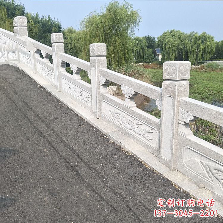 安阳独特的大理石栏杆护栏雕塑,让公园更加精致