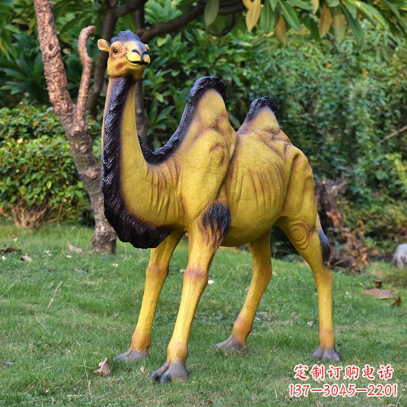 安阳骆驼雕塑精美而有趣的定制装饰品