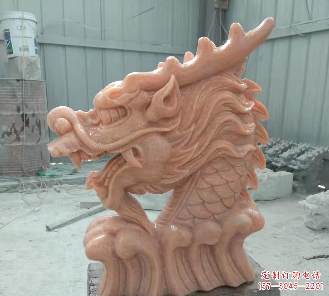 安阳具有传统工艺特色的公园喷泉龙头石雕