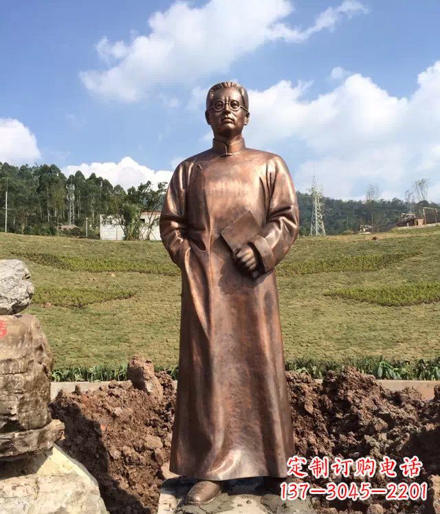 安阳陶行知雕塑珍贵的纪念收藏品