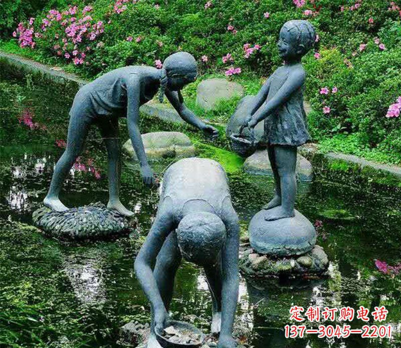 安阳精美铜螃蟹雕塑