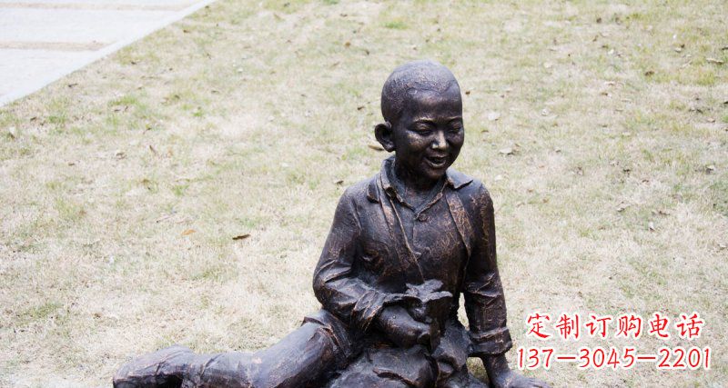 安阳儿童景观铜雕