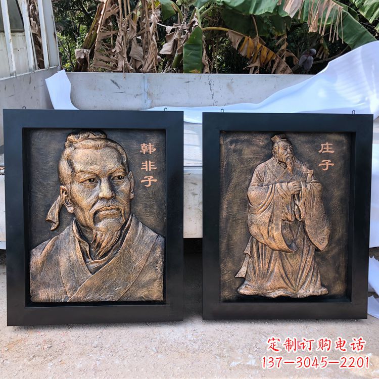 安阳中领雕塑专业的古代历史名人头像雕塑定制
