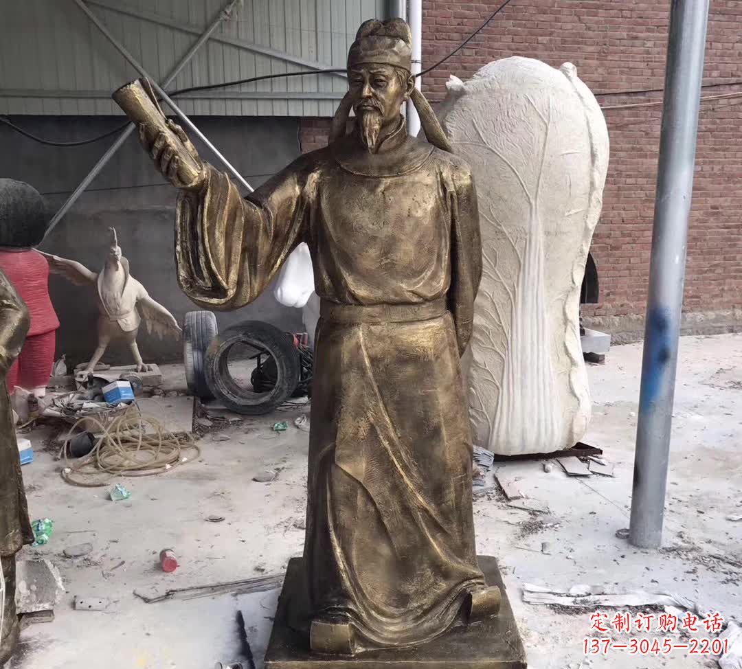 安阳龙韵铜雕——歌颂古代大文豪李白