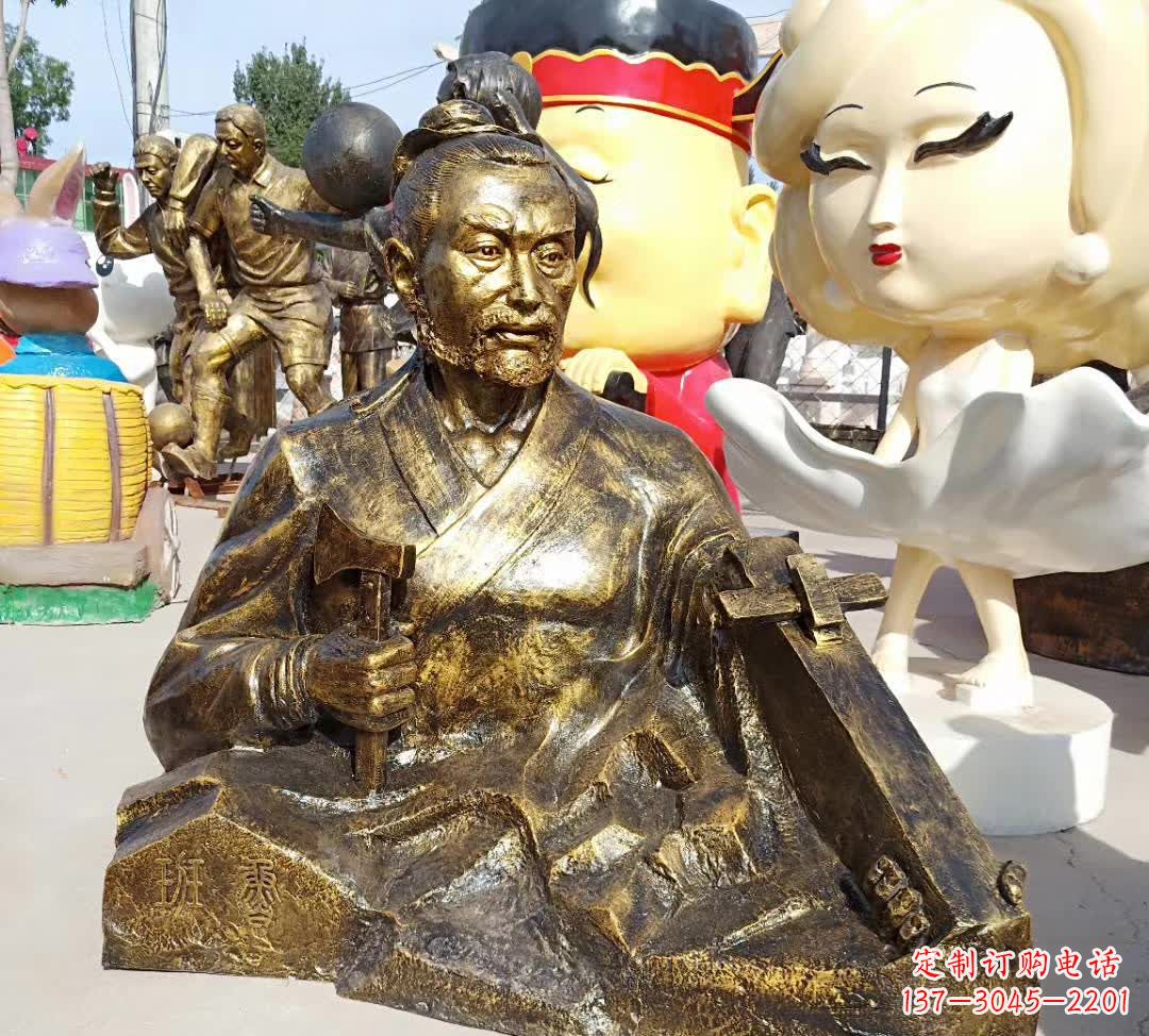 安阳精美绝伦的鲁班铜雕,带您领略古典艺术美学