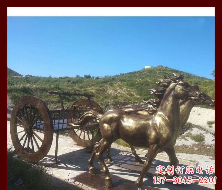 安阳马车铜雕精美绝伦的古典魅力
