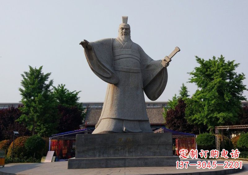 安阳超越时空的名人雕塑