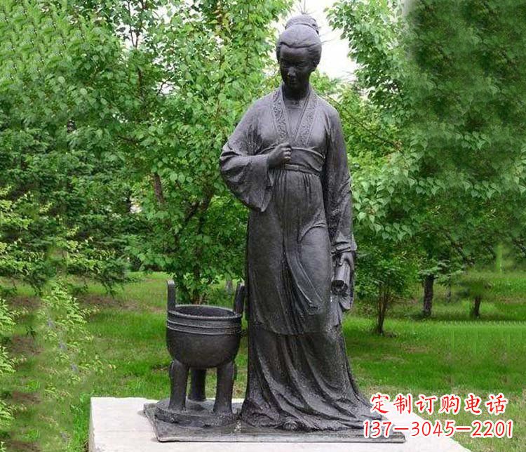 安阳李清照铜雕-精致的传统艺术