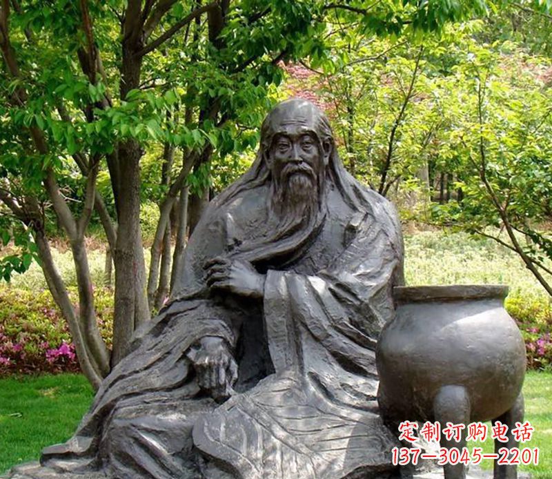 安阳中领雕塑精美名人铜雕塑