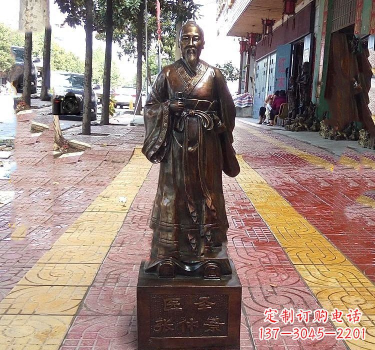 安阳张仲景全新铜雕系列