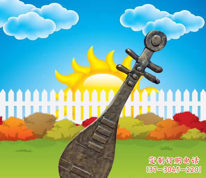 安阳精美古典琵琶雕塑