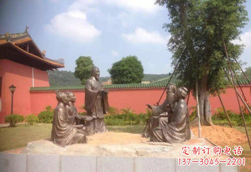 安阳经典经典,传承孔子之魅力——孔子铜雕