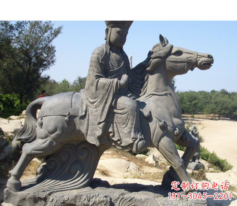 安阳中领雕塑:古代人物唐僧骑马雕塑