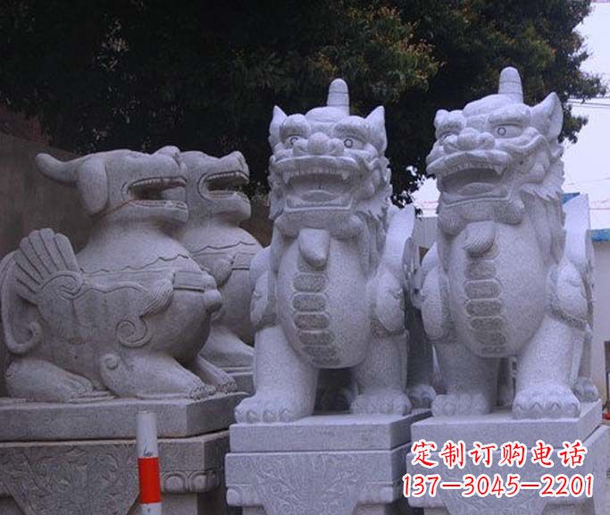 安阳古典独角兽石雕