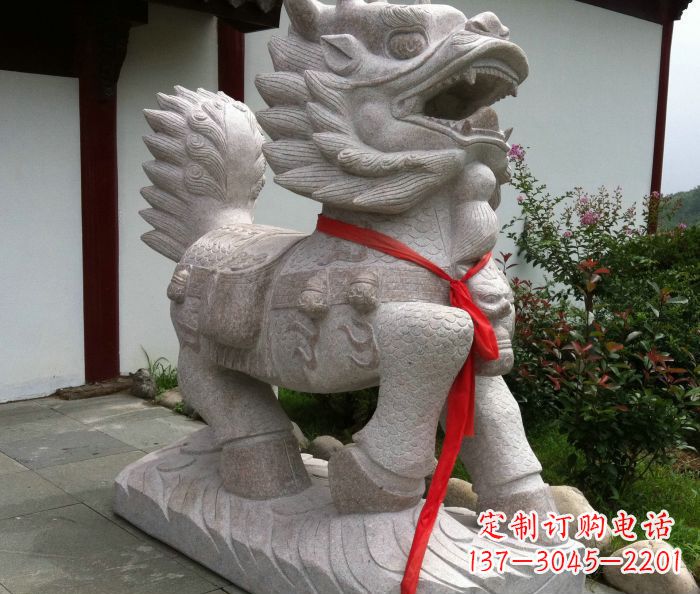 安阳古典神麒麟石雕,令人叹为观止的精美艺术