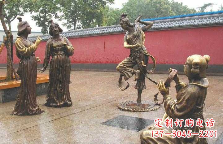安阳传承古典,超越传统,仕女铜雕塑精美绝伦!
