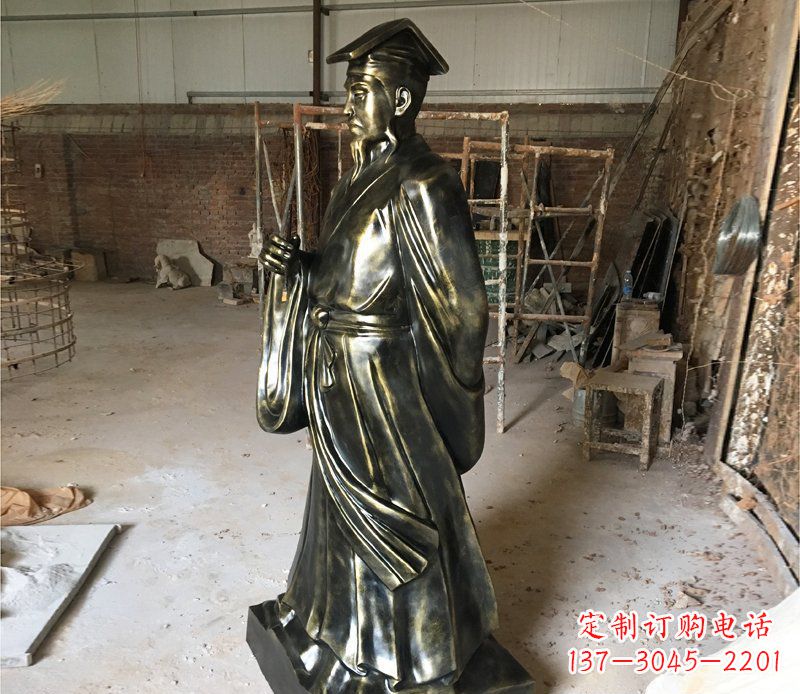 安阳千古经典——代表古代艺术审美的王羲之雕塑