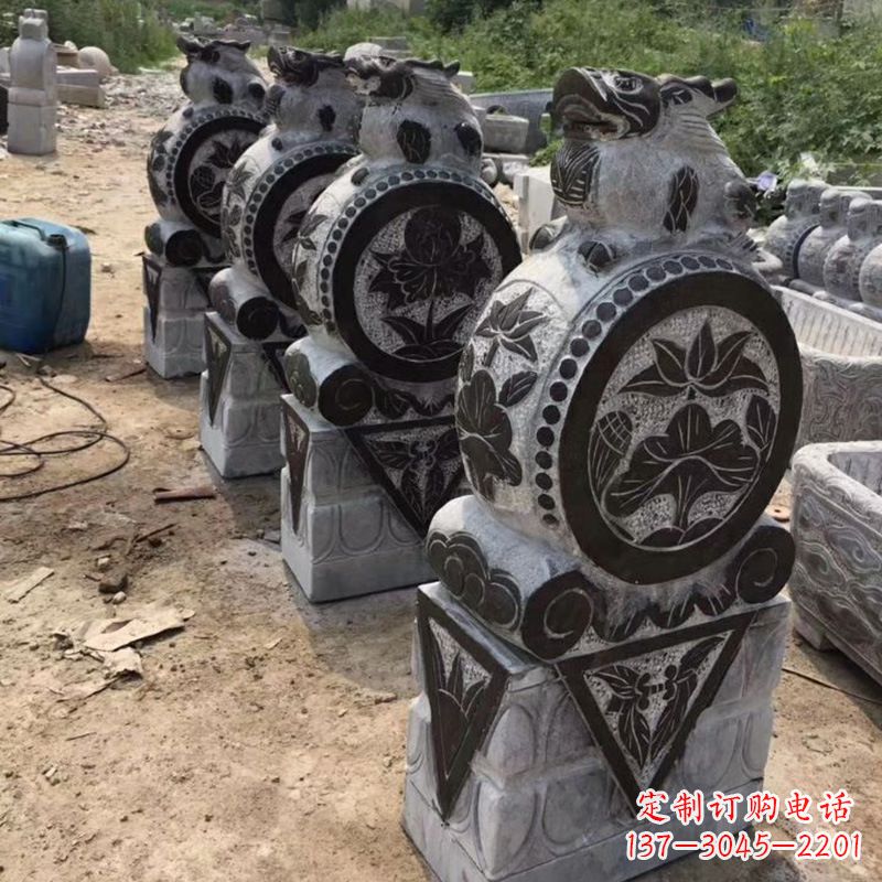安阳定制古典门墩雕塑，展现古典文化精髓