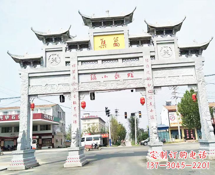安阳牌坊雕塑：传承古典文化，新的艺术精粹