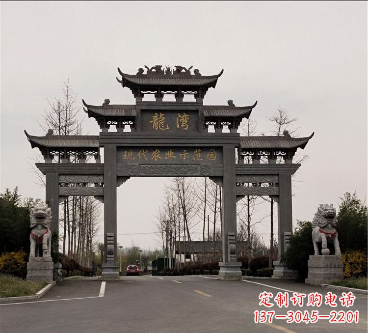 安阳品质精湛的古石牌坊雕塑