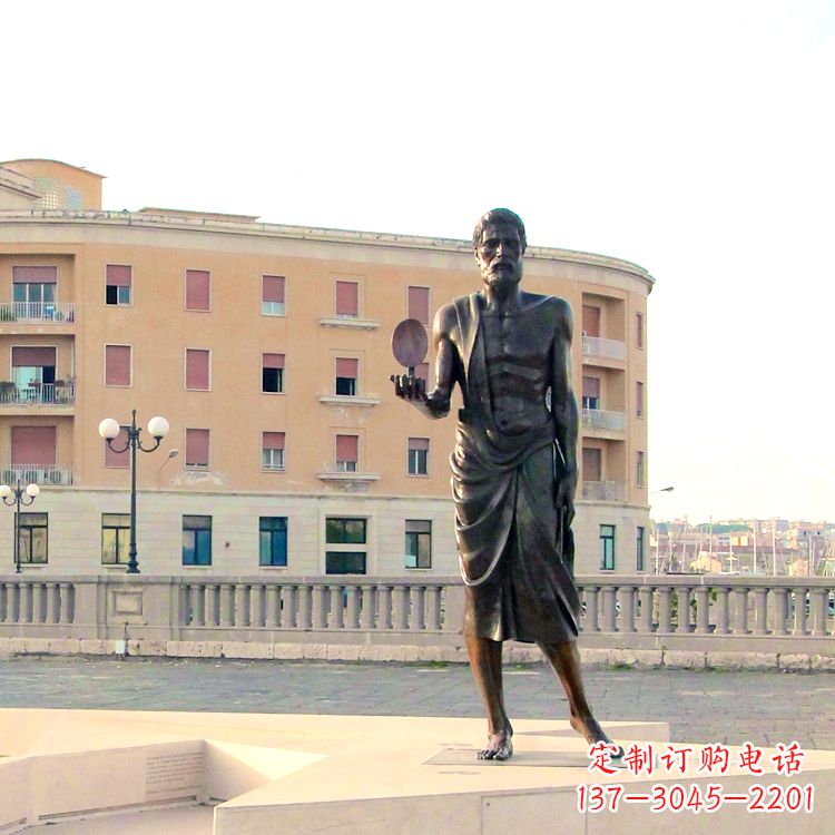 安阳中领雕塑阿基米德经典雕塑，历久弥新！