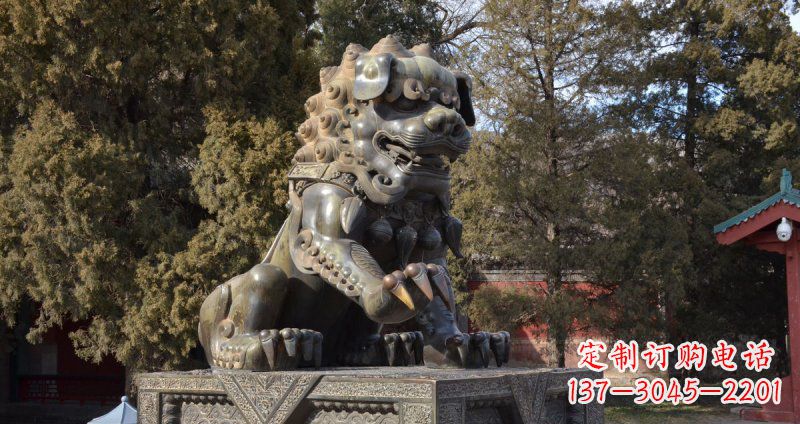安阳故宫狮子雕塑，展现古代文化之美