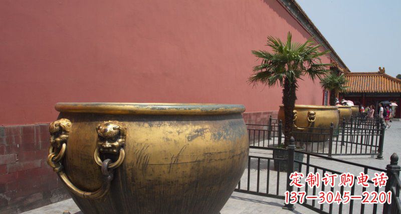 安阳故宫铜雕缸：以古之美点亮家园
