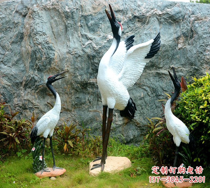 安阳精致品质，故宫仙鹤雕塑