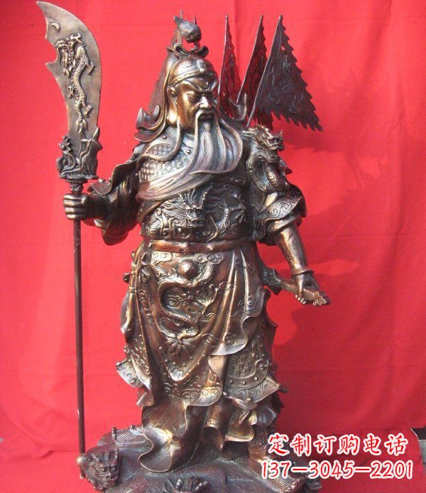 安阳中领雕塑：以关公雕塑打造您的定制之作