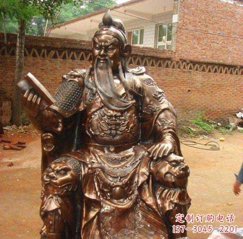 安阳天下英雄，关公雕塑