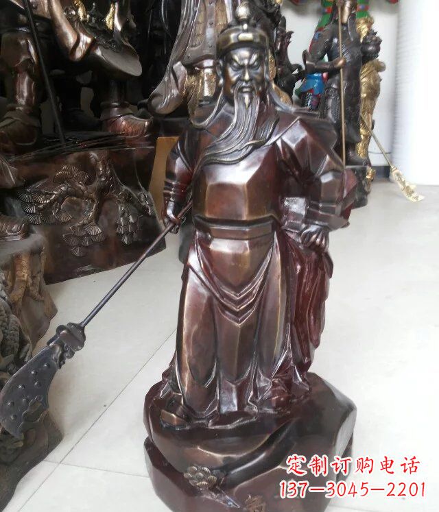 安阳中领雕塑&关公铜雕