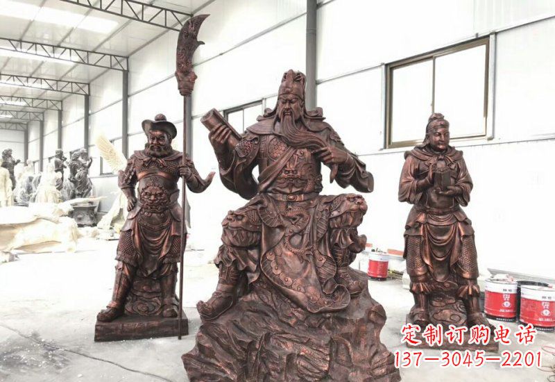 安阳雕刻关公，传承历史文化