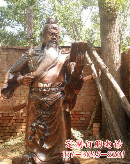 安阳全新关公铜雕，让你的收藏更个性！