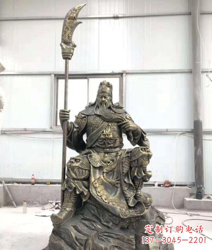 安阳关公铜雕，令您的装饰更加添彩