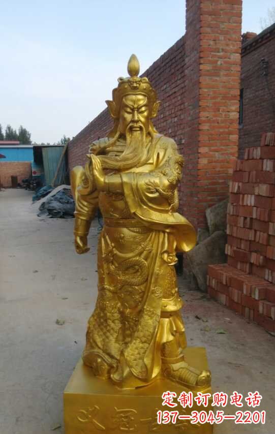 安阳精美关公铜像雕塑