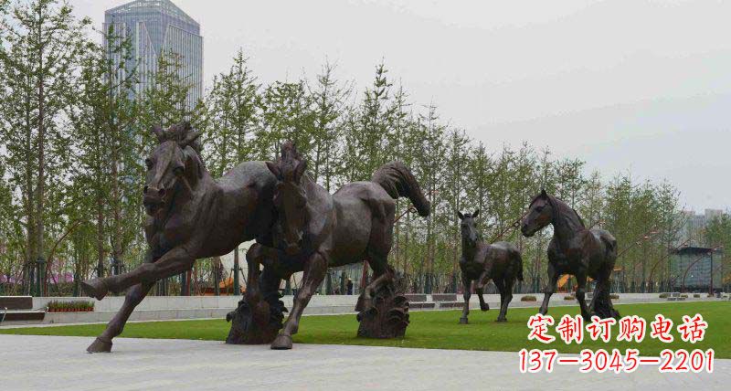 安阳广场动物铜雕，百变造型，一次购置，百年持续