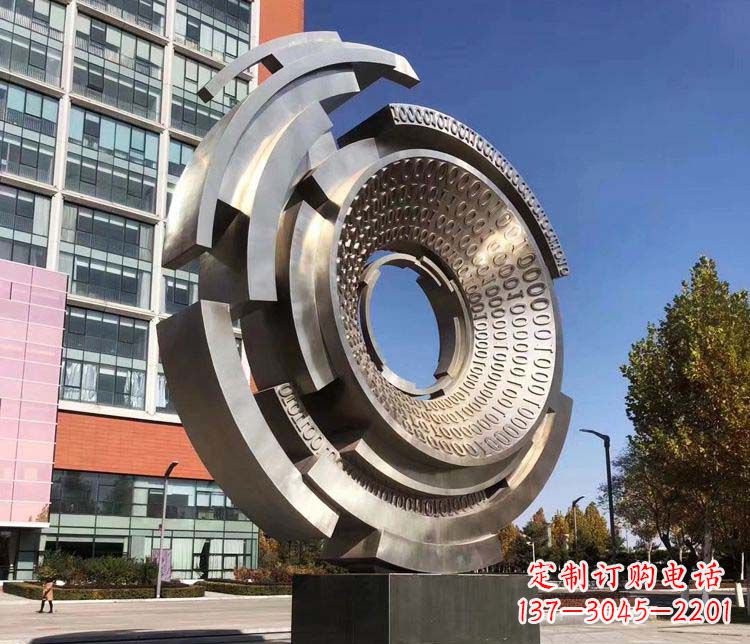 安阳不锈钢工业齿轮雕塑