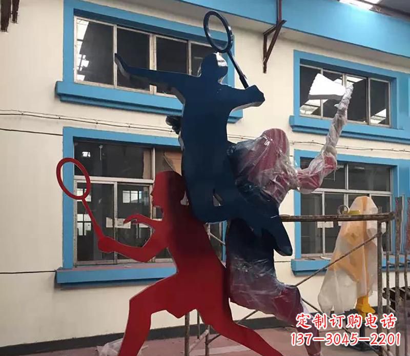 安阳2英寸不锈钢羽毛球雕塑