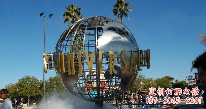安阳中领雕塑仿真不锈钢地球雕塑