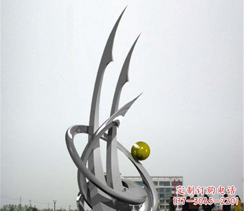 安阳不锈钢帆船抽象雕塑