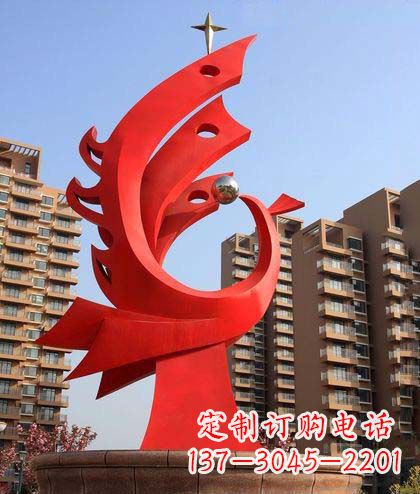 安阳凤凰明珠，以雕塑彰显传承千百年的灿烂文明