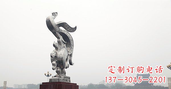 安阳炫丽凤凰，景观雕塑精美绝伦