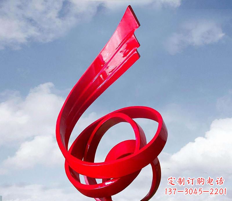 安阳中领雕塑为您定制翅膀抽象雕塑