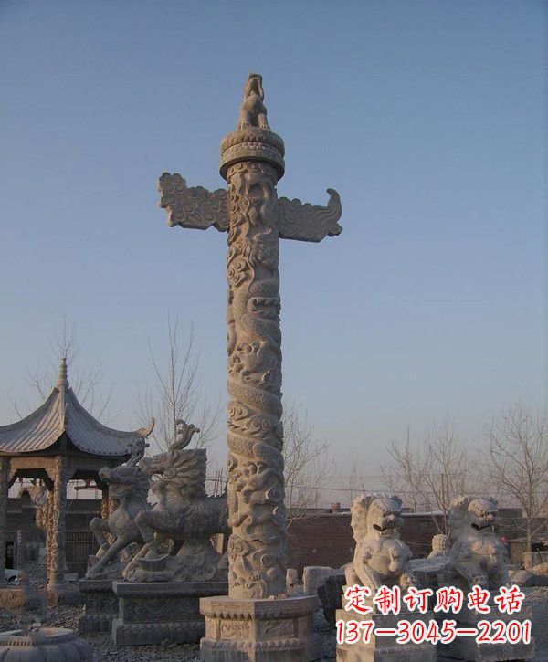安阳动感华表雕塑,为广场增添艺术魅力