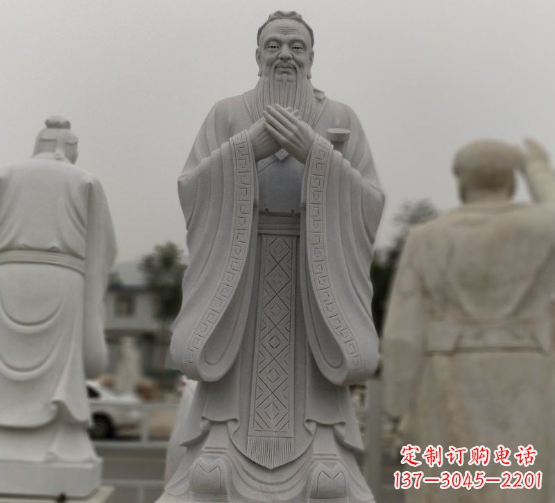 安阳中领雕塑:铸造传统文化,精致的大理石孔子石雕