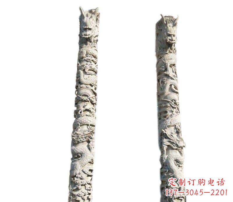 安阳欣赏传统工艺,邀请专业大理石龙柱雕塑