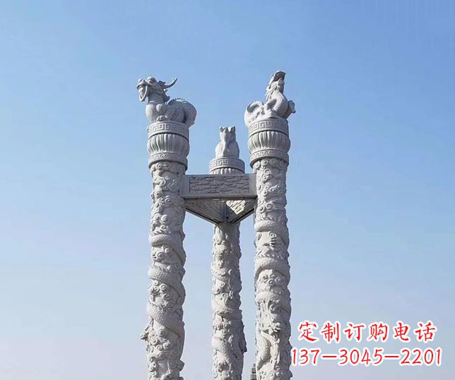 安阳中领雕塑:精致石雕龙柱,展现时尚文化之美